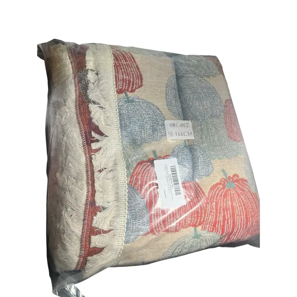 Pumpkin Fall Jacquard Sofa Protector 91” x 150”